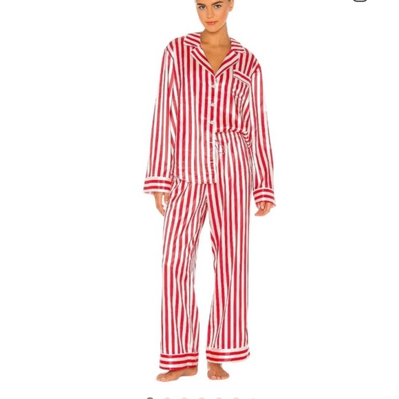 Show Me Your MuMu Red and White Striped Pajamas